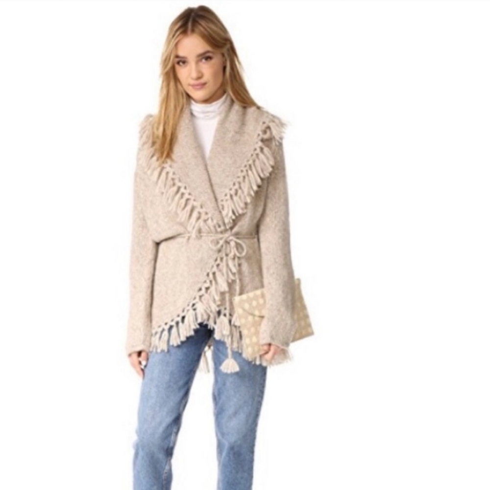 LoveShackFancy| Tassel Shawl Fringe In Blush Pink